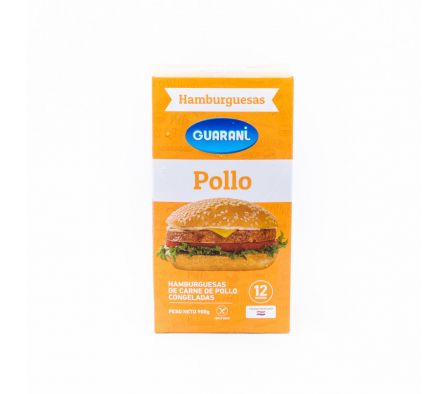 HAMB. GUARANI DE POLLO X 12 UN