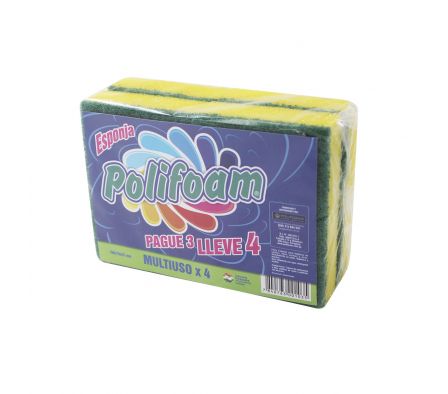 PROMO ESPONJA POLIFOAM 4X3