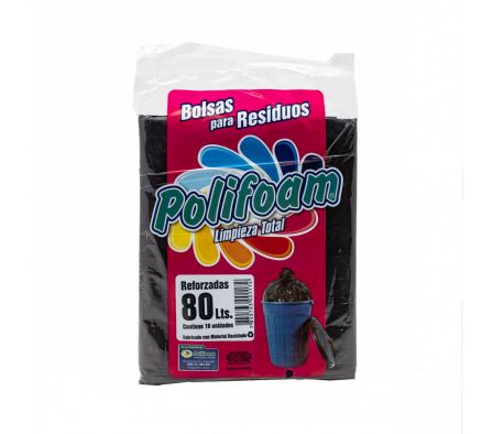 BOLSAS REFORZADAS DE 80 LTS POLIFOAM