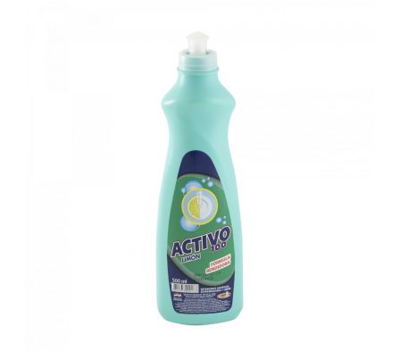 DETERG. ACTIVO 100 LIMON 500 CC.