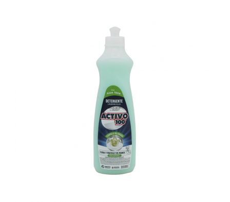 DETERG. ACTIVO 100 ALOE 500ML (16)