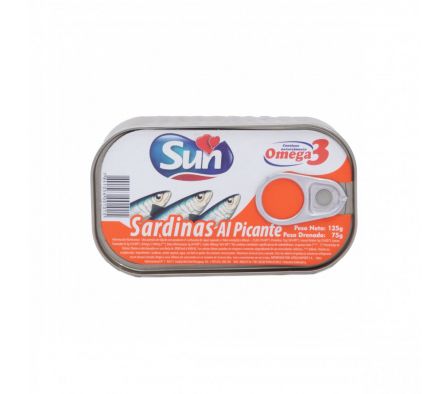 SARDINA C/PICANTE SUN ABRE-FACIL 125GR (50)