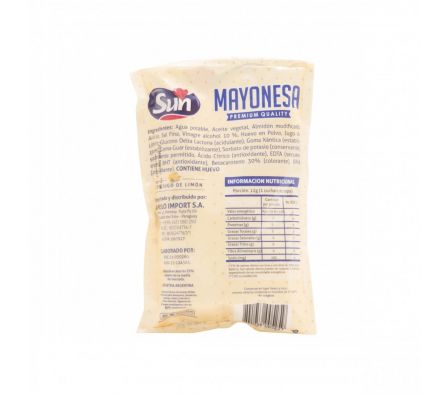 MAYONESA CLASICA SUN SACHET X 125 GR (20)