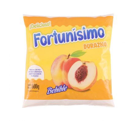BEBIDA LACTEA FER. FORTUNISIMO DURAZ. 500ML SACH