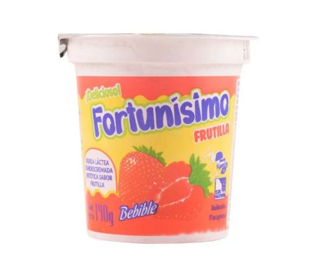 BEBIDA LACTEA FER. FORTUNISIMO FRUT. 140GR