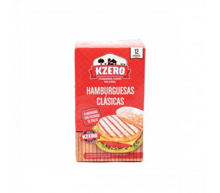 (2712NVO) HAMB. DE POLLO KZERO X12 UN.