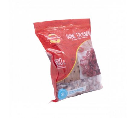 CARNE EN CUBOS IQF CONCEPCION X 800GR