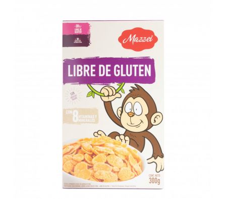 CEREAL MAZZEI HOJUELAS S/GLUTEN 300 GR (10)