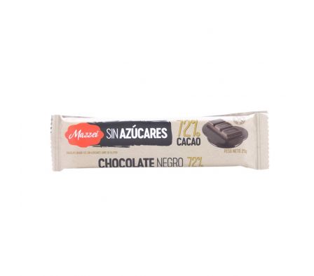 CHOCOLATIN BEFIT 72% CACAO S/ AZUCAR 25GR (20)
