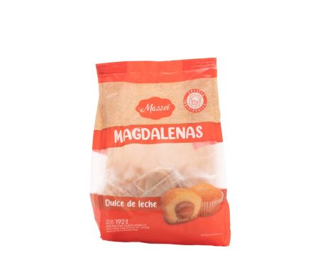 MAGDALENAS MAZZEI DULCE DE LECHE 192GR (12)