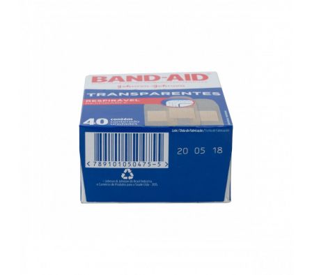 BAND-AID TRANSP. X 40 UN