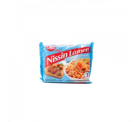 FIDEOS NISSIN LAMEN C/TOMATE X 85GR