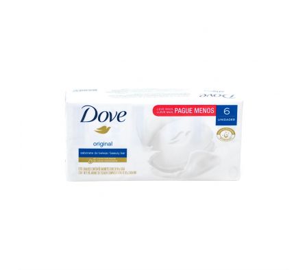 PACK JABON DOVE BLANCO 6X90 GRS. (8)
