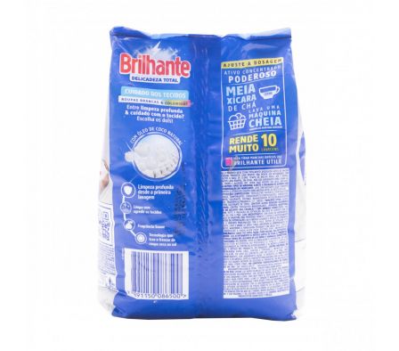 JABON E/POLVO BRILHANTE SN DELICADEZA TOTAL 800 GR (16)