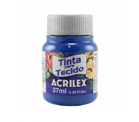 TINTA P/ TEJIDO ACRILEX AZUL TURQ.37ML (12)