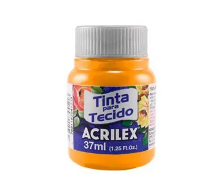TINTA P/ TEJIDO ACRILEX NARANJA 37ML (12)