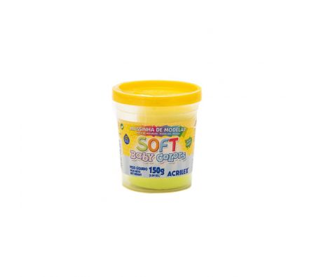 PLASTILINA ACRILEX AMARILLO 150GR