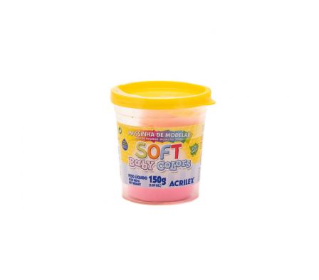PLASTILINA ACRILEX ROSA 150GR