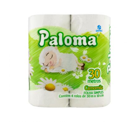 PAPEL HIG. PALOMA CAMOX4 H/S 30MTS (16)