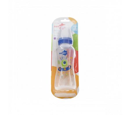 BIBERON BRILLA ORTOP.250ML 2 AZUL