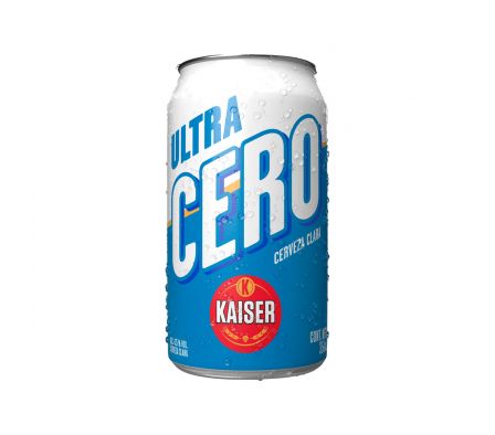 CERVEZA KAISER ULTRA CERO 350 ML