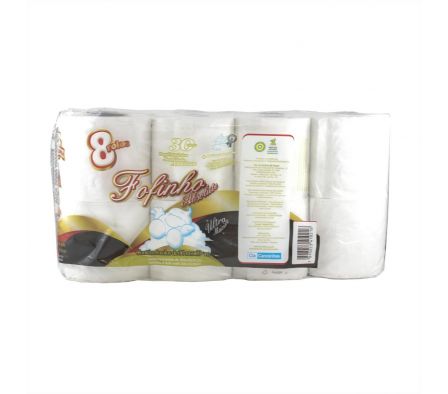 PAPEL HIGIENICO FOFINHO ABSOLUTE DH 30MT X 8UNID (12)