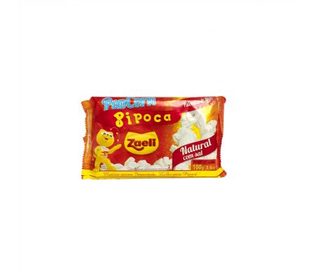 PIPOCA P/MICROH. ZAELI NATURAL 100G. (24)