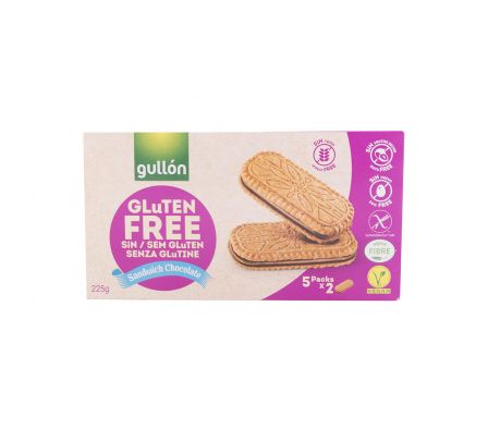 GALLETITA GULLON SANDWICH AVENA CHOCO SIN GLUTEN 558GR (8)
