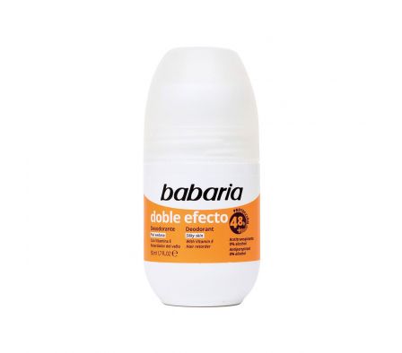 DESOD. ROLLON BABARIA DOBLE EF.PIEL SED+VIT E 50ML